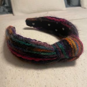 Lele Sadoughi headband - yarn berry multi color